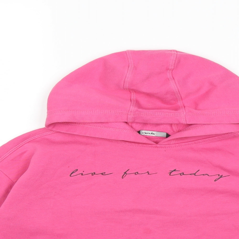 George Girls Pink   Pullover Hoodie Size 10-11 Years