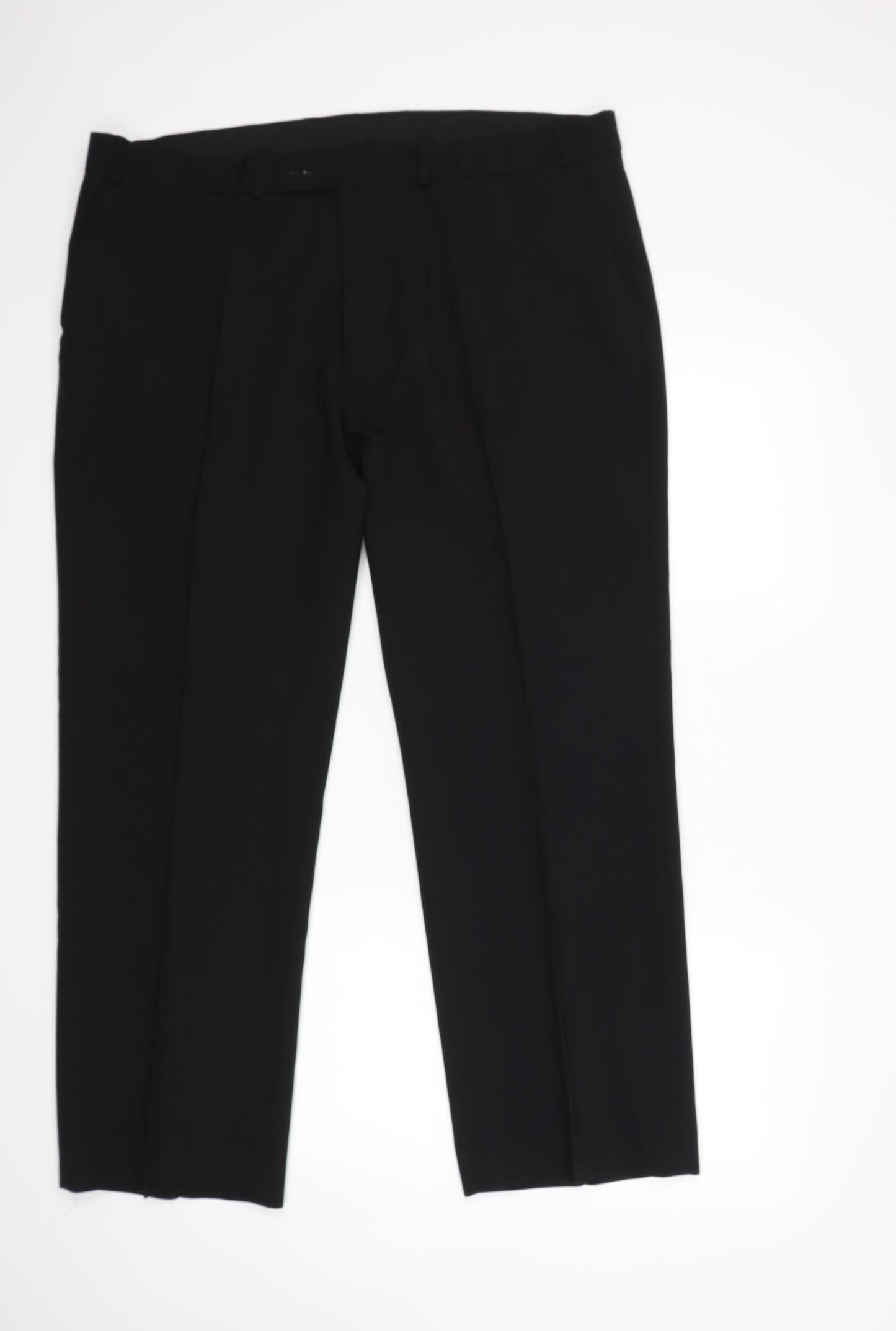George Mens Black   Trousers  Size 42 in L29 in