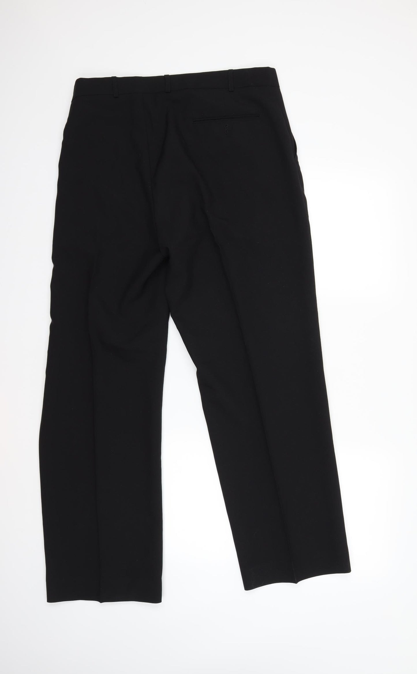 George Mens Black   Trousers  Size 42 in L29 in