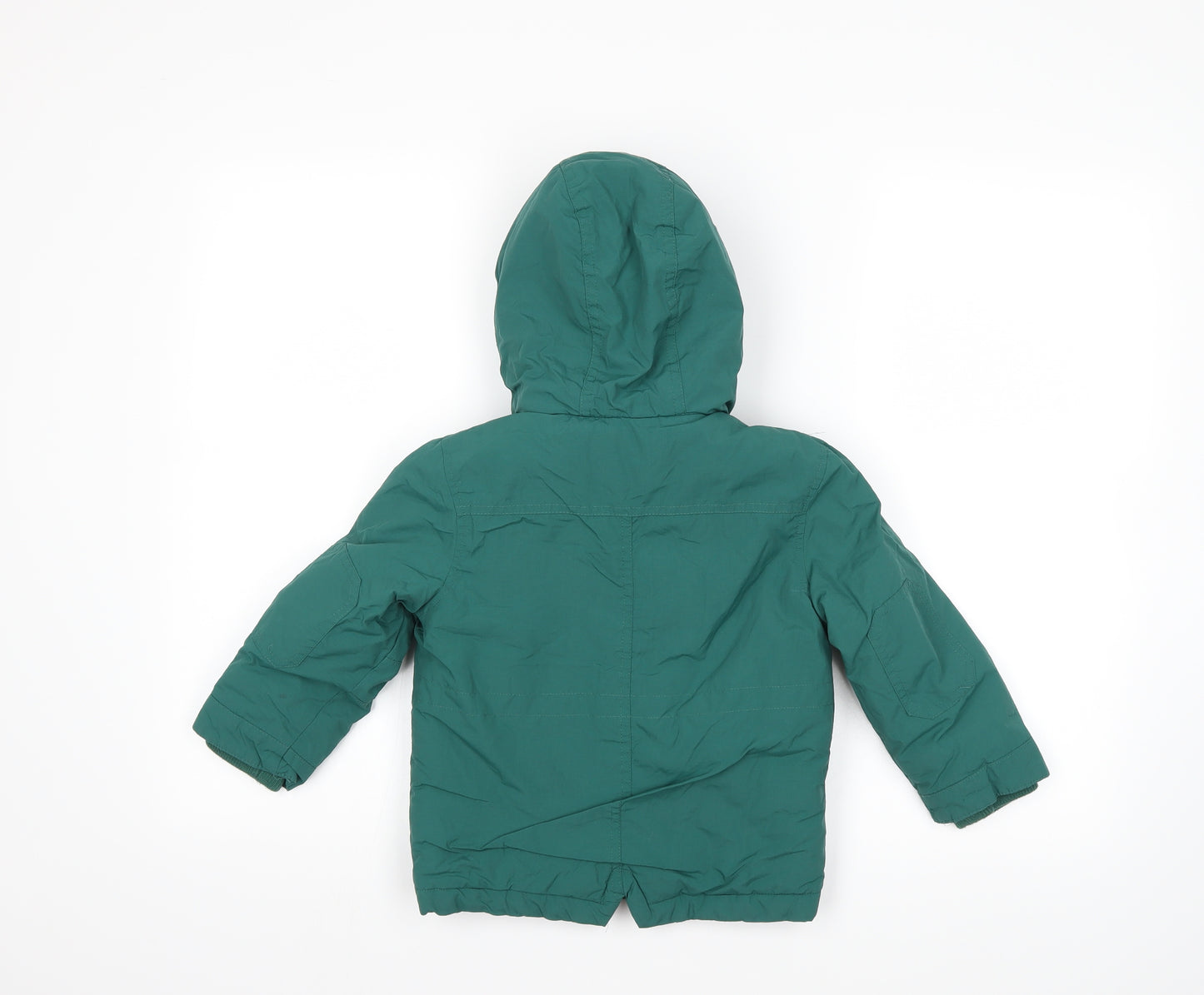 Marks and Spencer Boys Green   Jacket Coat Size 2-3 Years