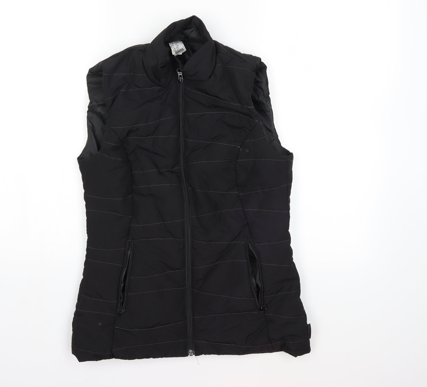 DECATHLON Womens Black   Gilet Coat Size XS