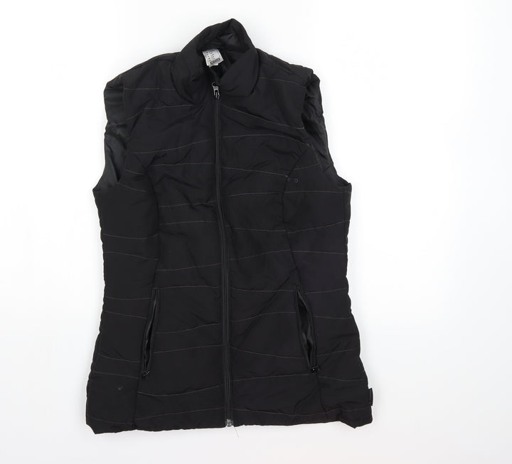 DECATHLON Womens Black   Gilet Coat Size XS
