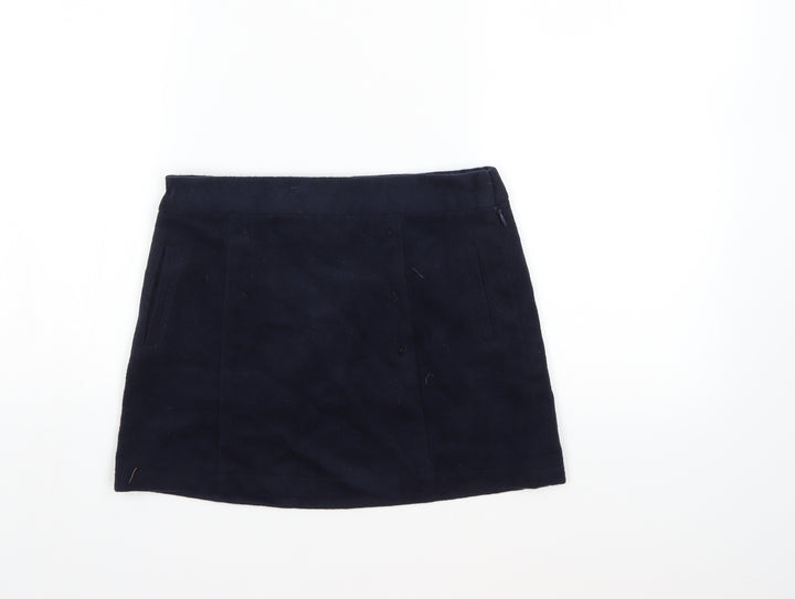 NEXT Girls Blue Mini Skirt Size 10 Years