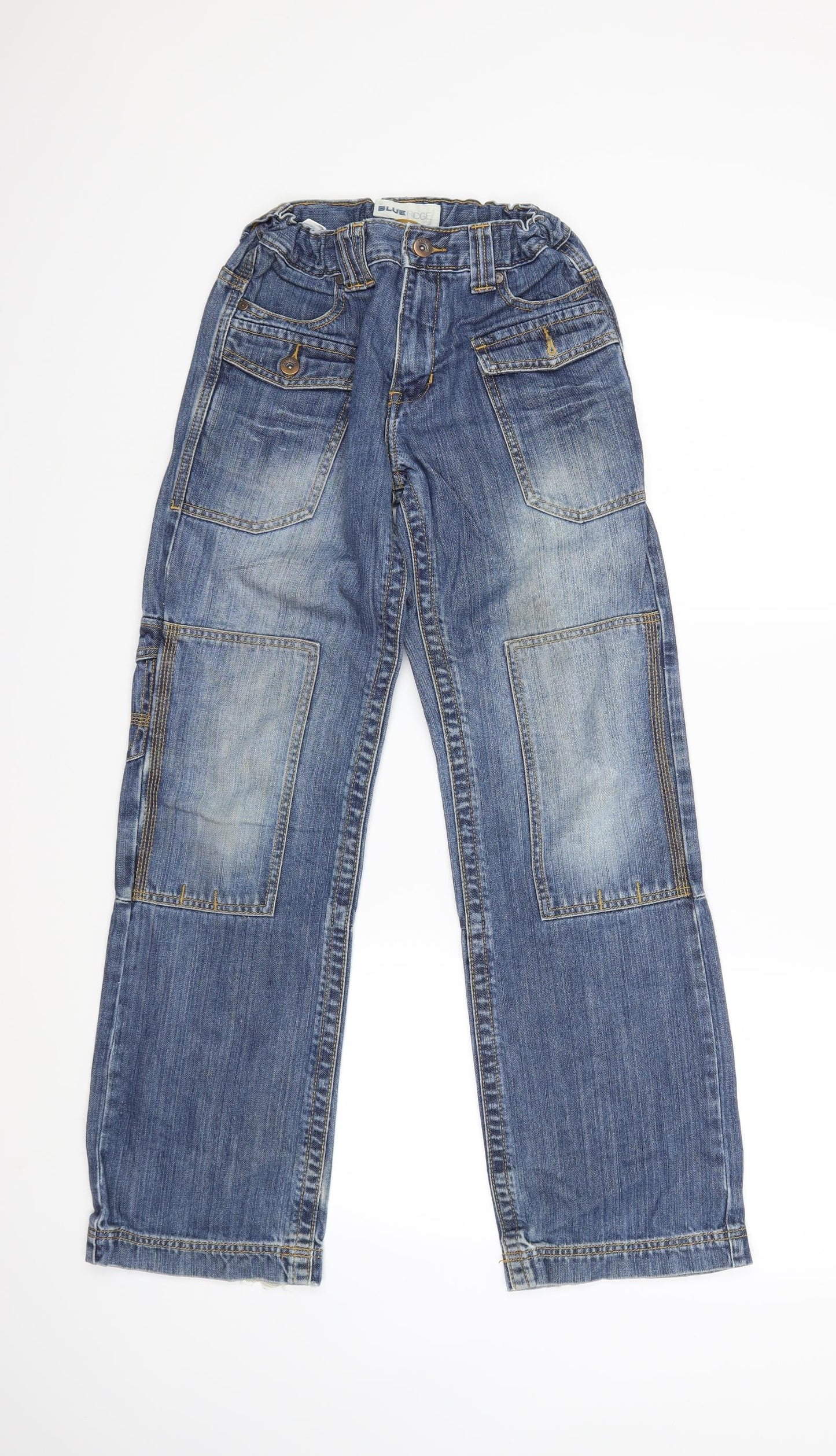 Blue Ridge Boys Blue  Denim Straight Jeans Size 13-14 Years