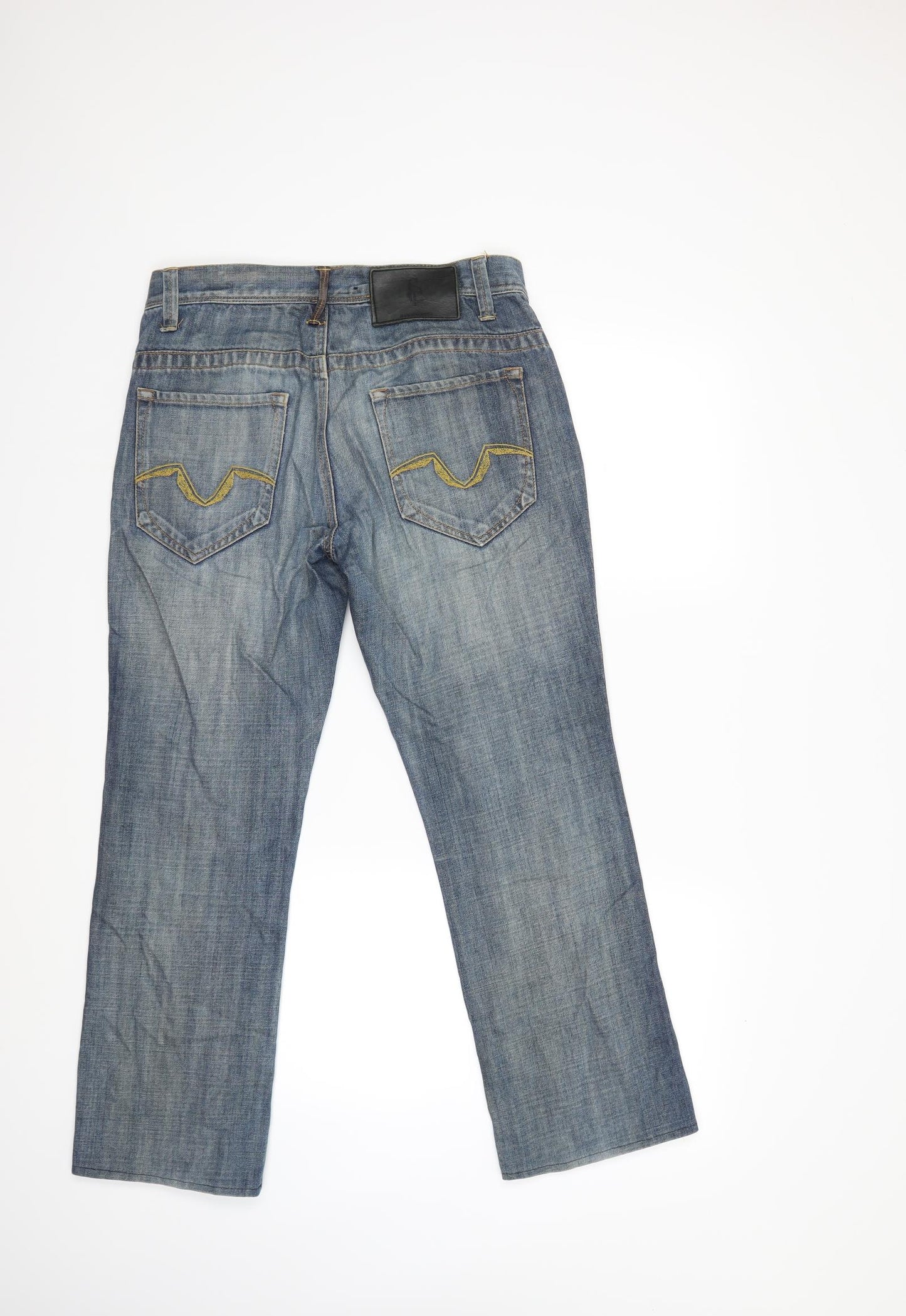 Selected Mens Blue  Denim Straight Jeans Size 34 in L27 in