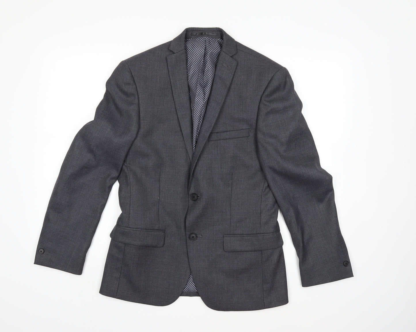 Red Herring Mens Grey   Jacket Suit Jacket Size 36