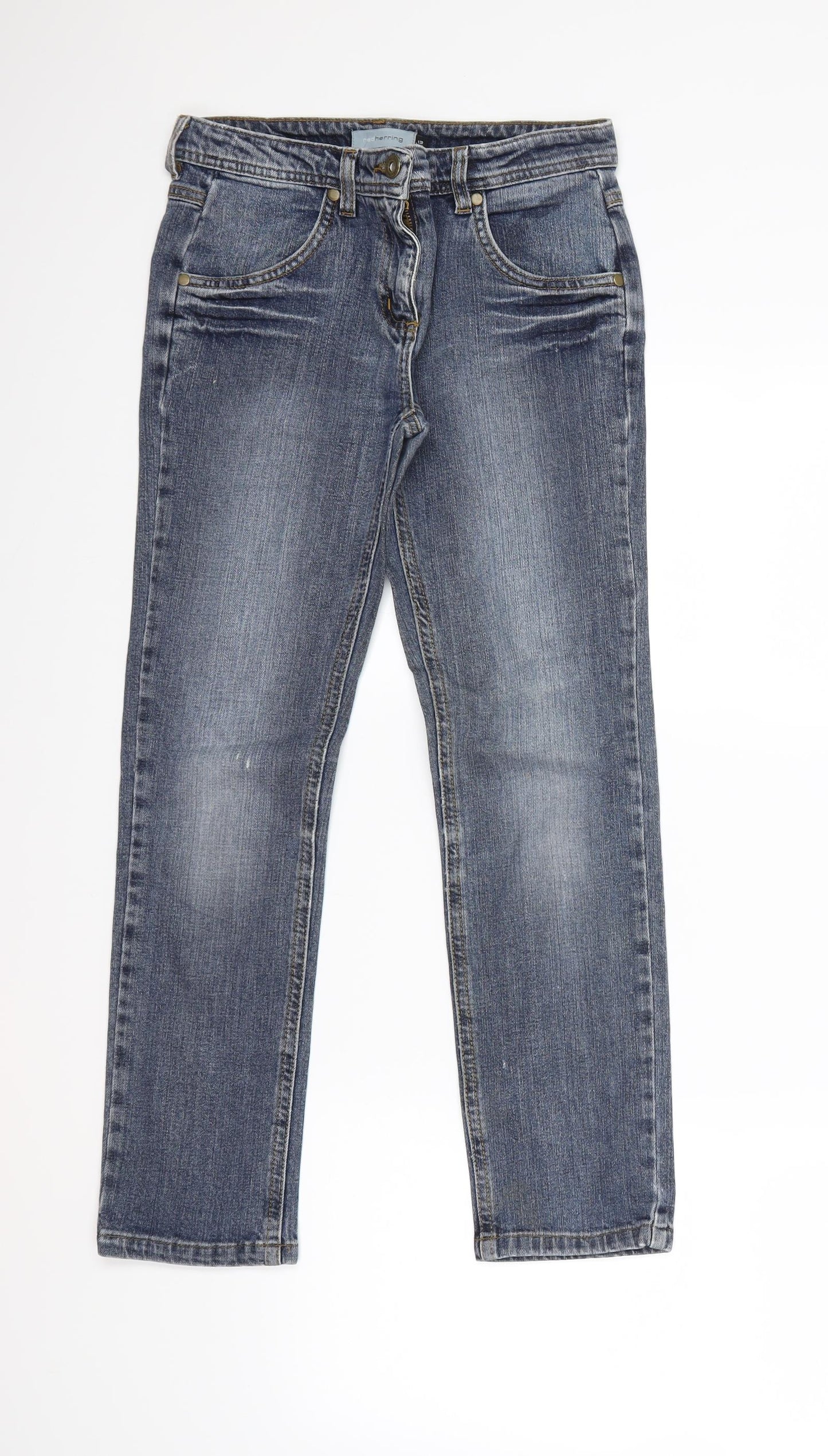 Red Herring Boys Blue  Denim Tapered Jeans Size 13 Years