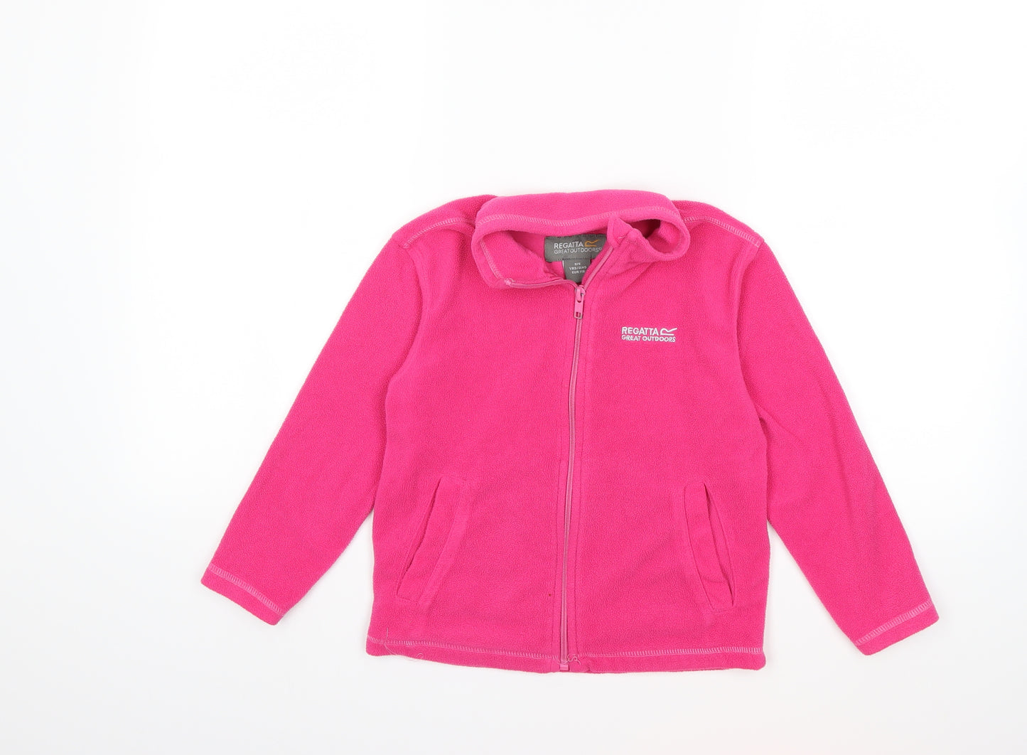 Regatta Girls Pink  Flannel Jacket  Size 5 Years