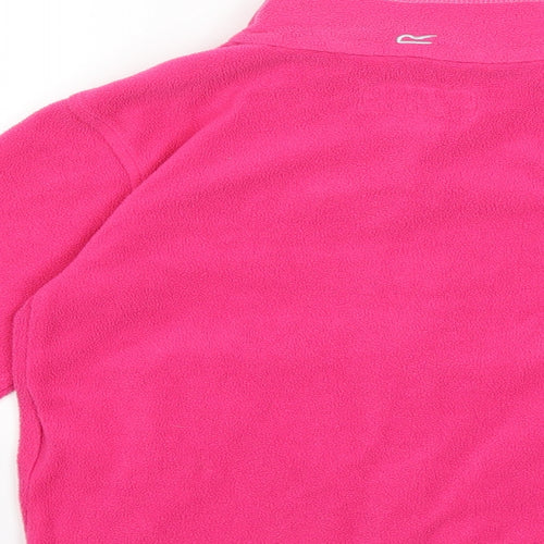 Regatta Girls Pink  Flannel Jacket  Size 5 Years