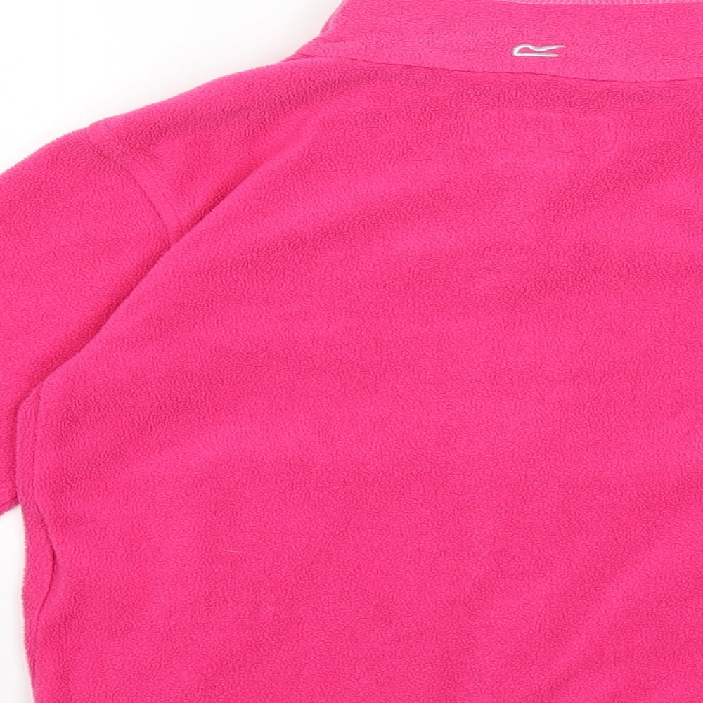 Regatta Girls Pink  Flannel Jacket  Size 5 Years