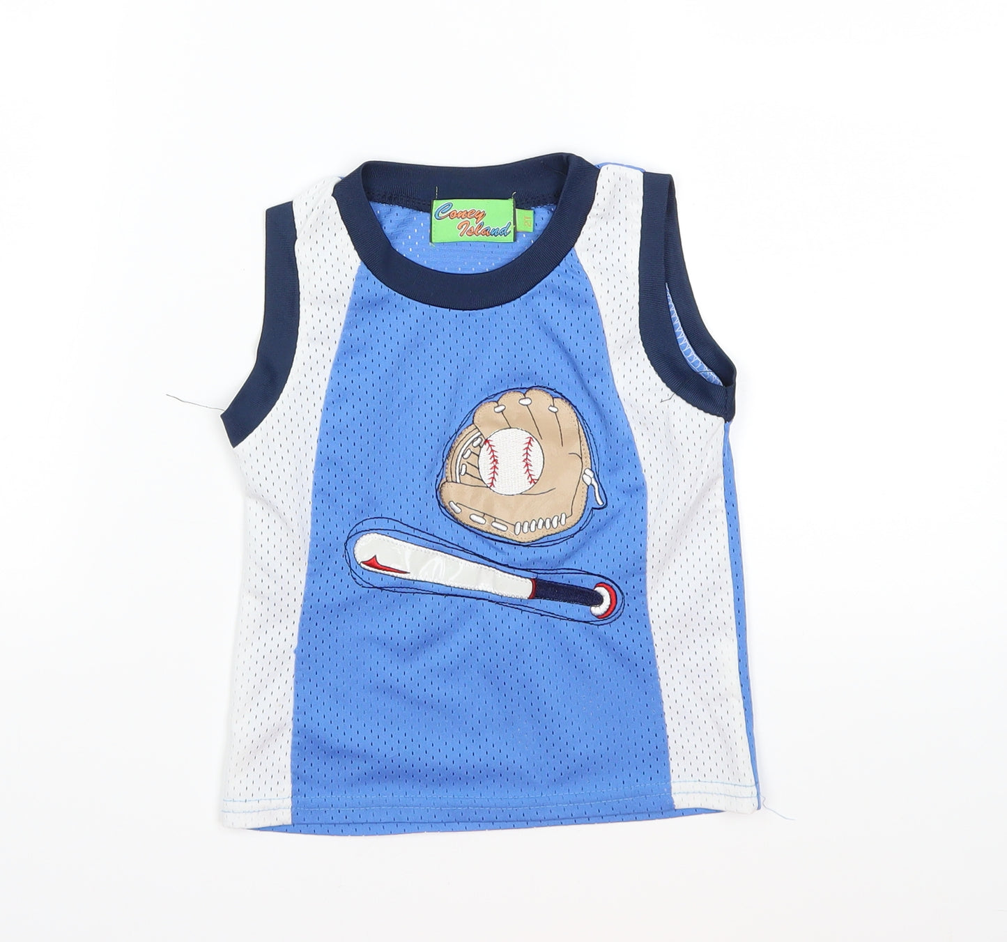 Preworn Boys Blue   Basic Tank Size 2 Years