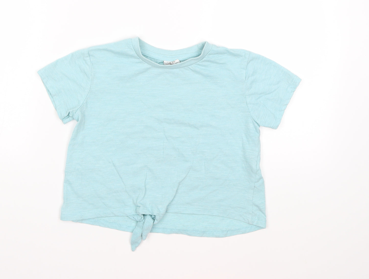 Zara Girls Blue   Basic T-Shirt Size 7 Years