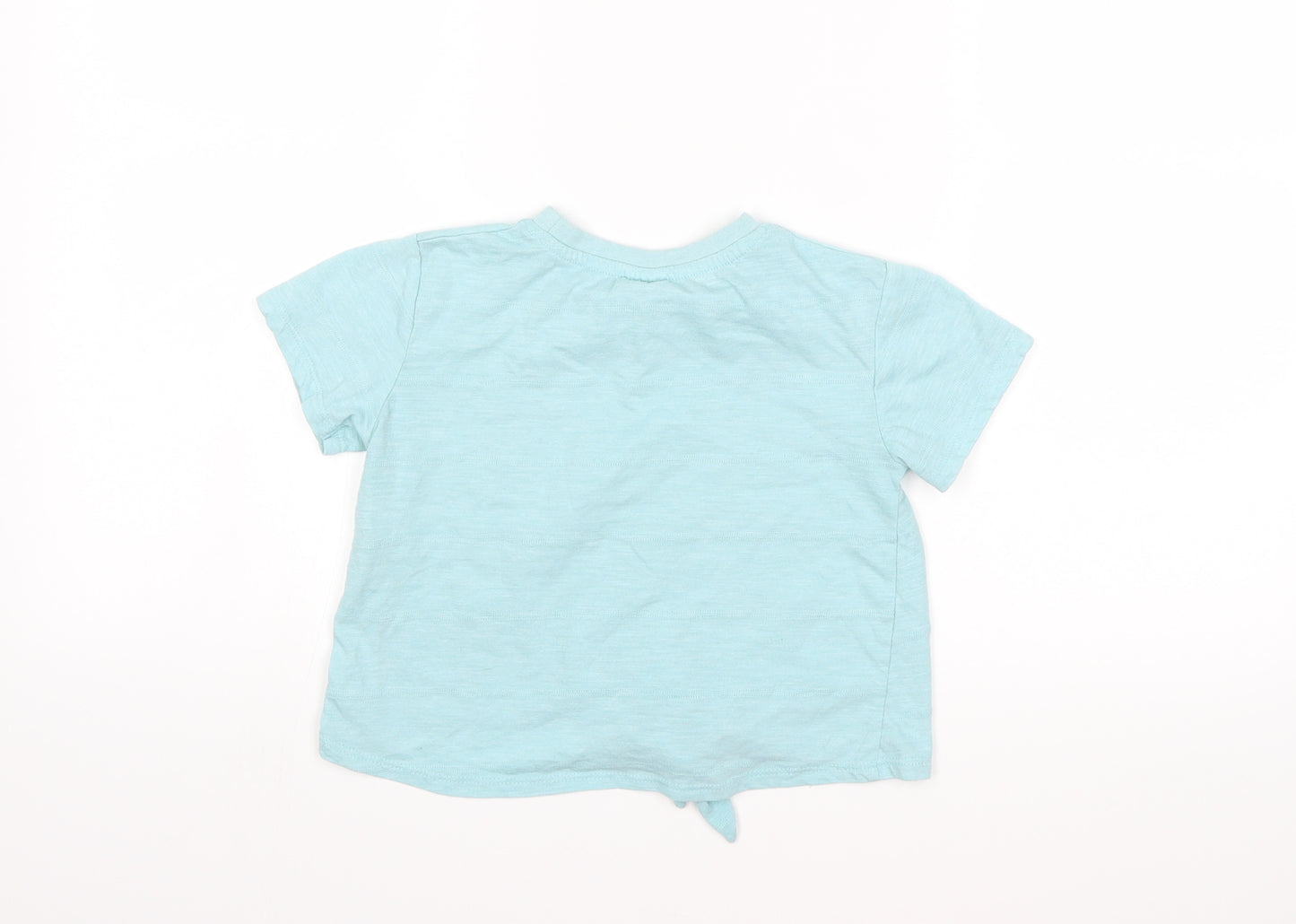 Zara Girls Blue   Basic T-Shirt Size 7 Years