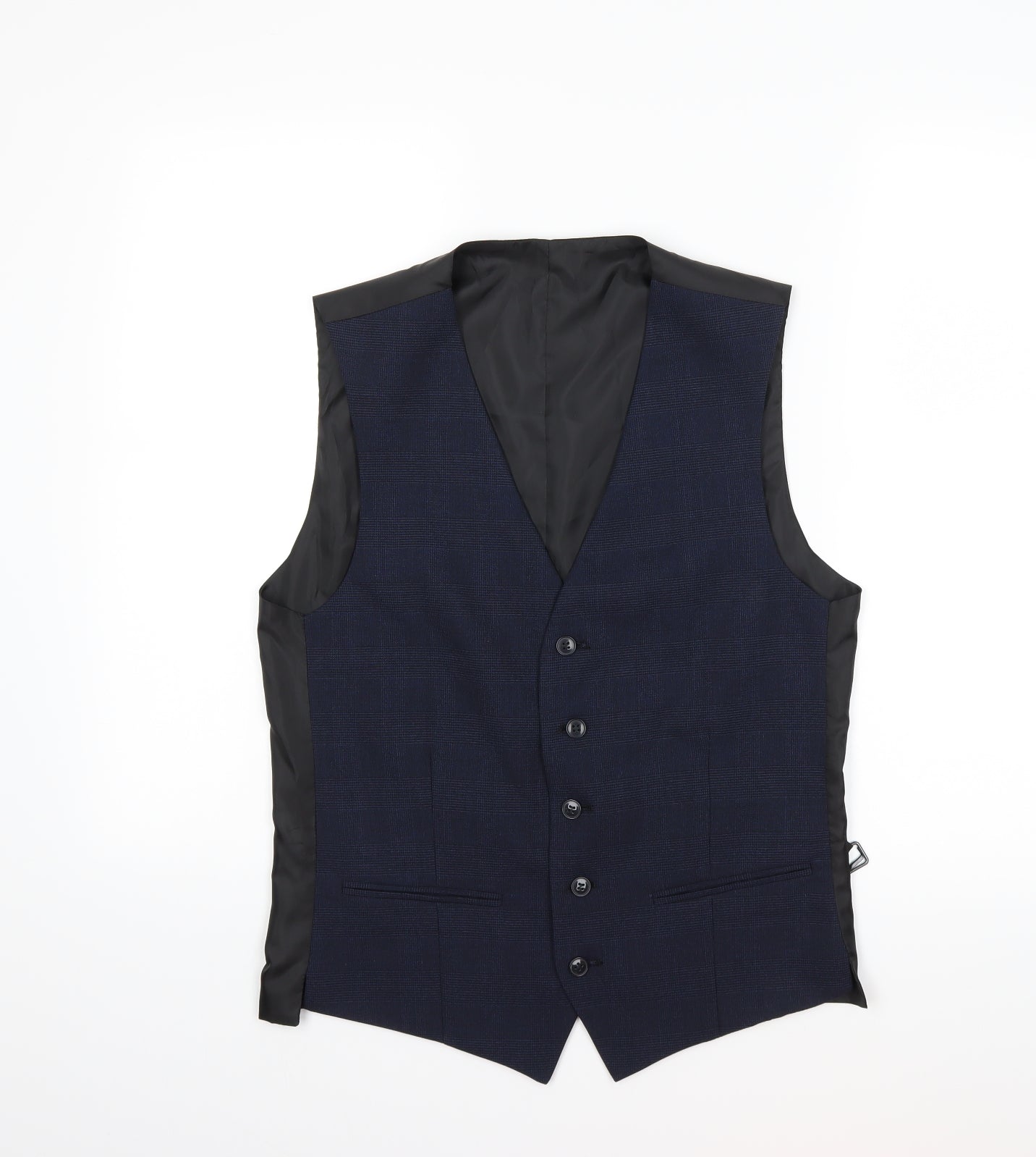 Preworn Mens Blue   Jacket Waistcoat Size 36