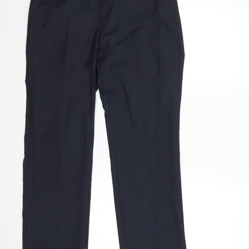 Fellini Mens Blue   Trousers  Size 32 in L28 in