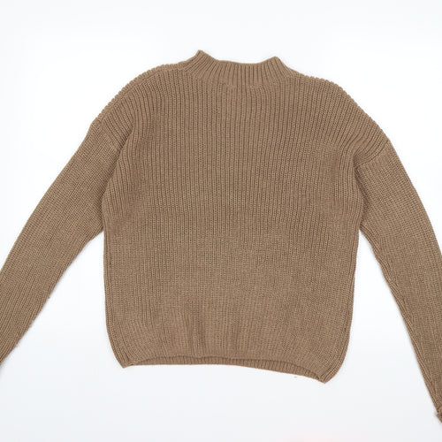 Primark Womens Brown  Knit Pullover Jumper Size 10