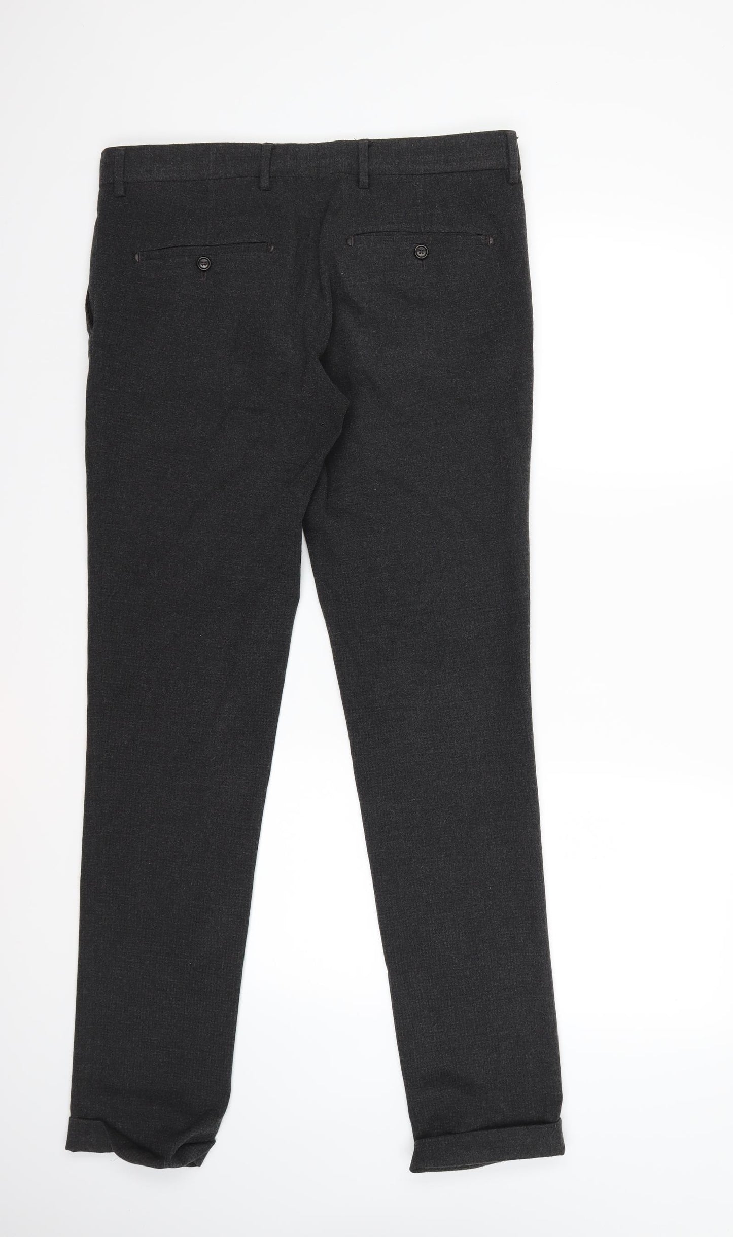 Zara Mens Grey   Trousers  Size 34 in L32 in