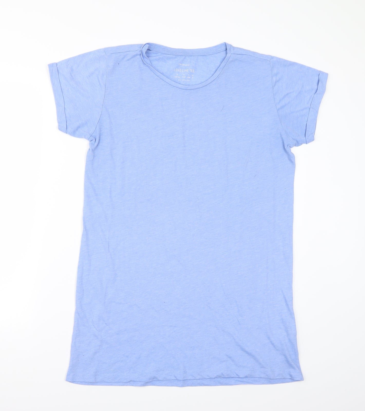 Primark Womens Blue   Basic T-Shirt Size 12