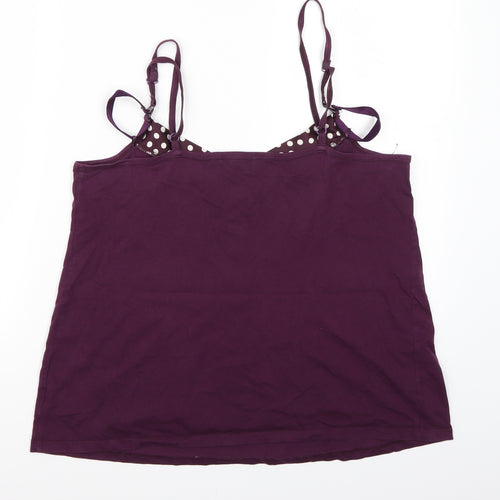 Mother care Womens Purple   Basic Tank Size 14