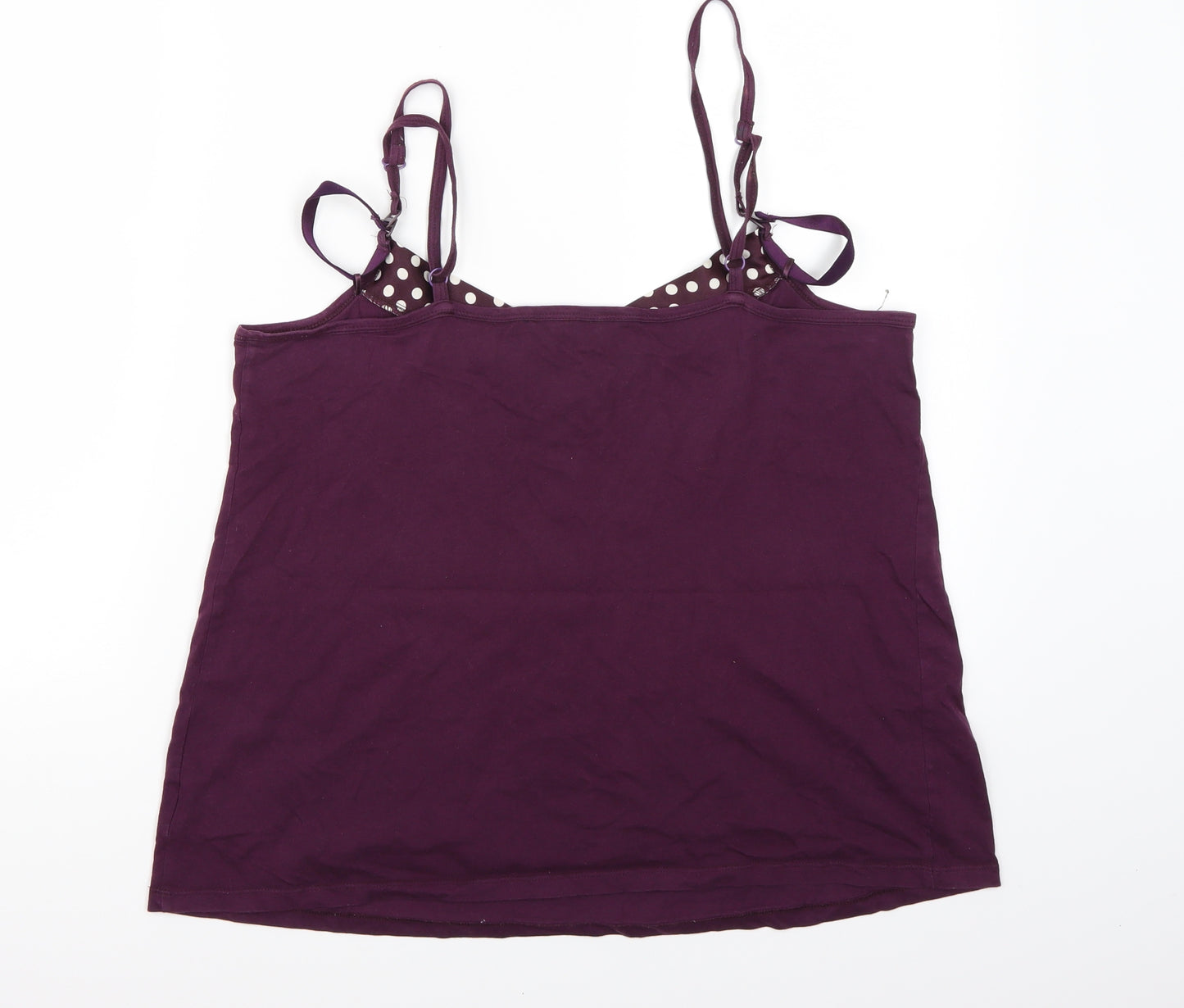 Mother care Womens Purple   Basic Tank Size 14