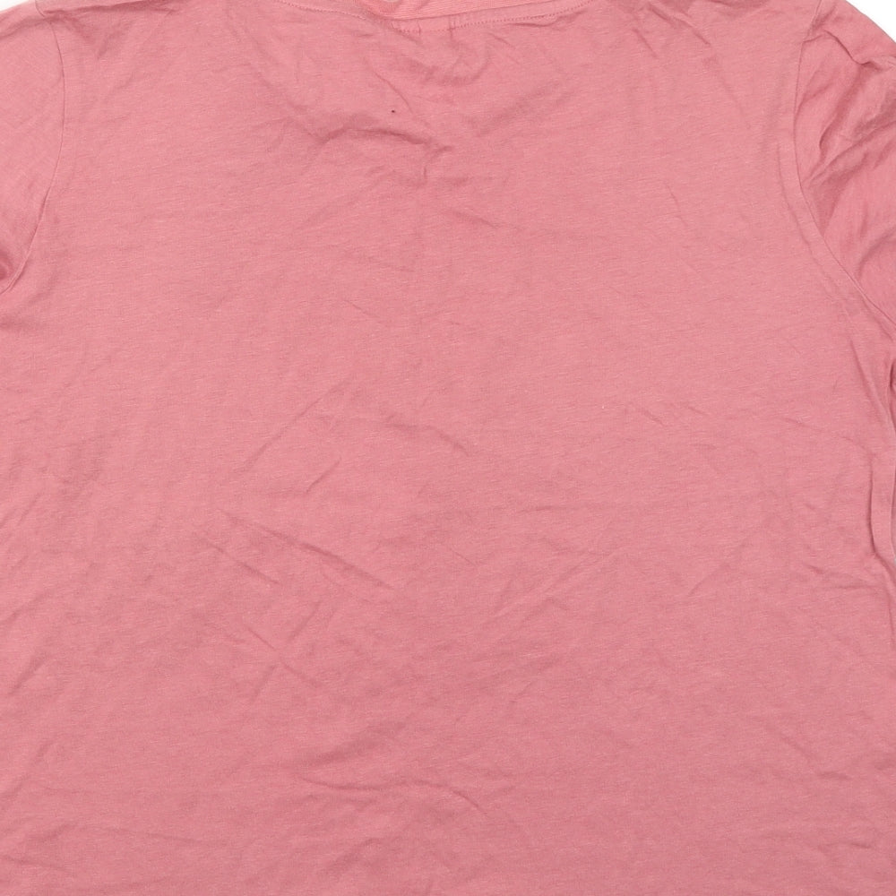 H&M Womens Pink   Basic T-Shirt Size L