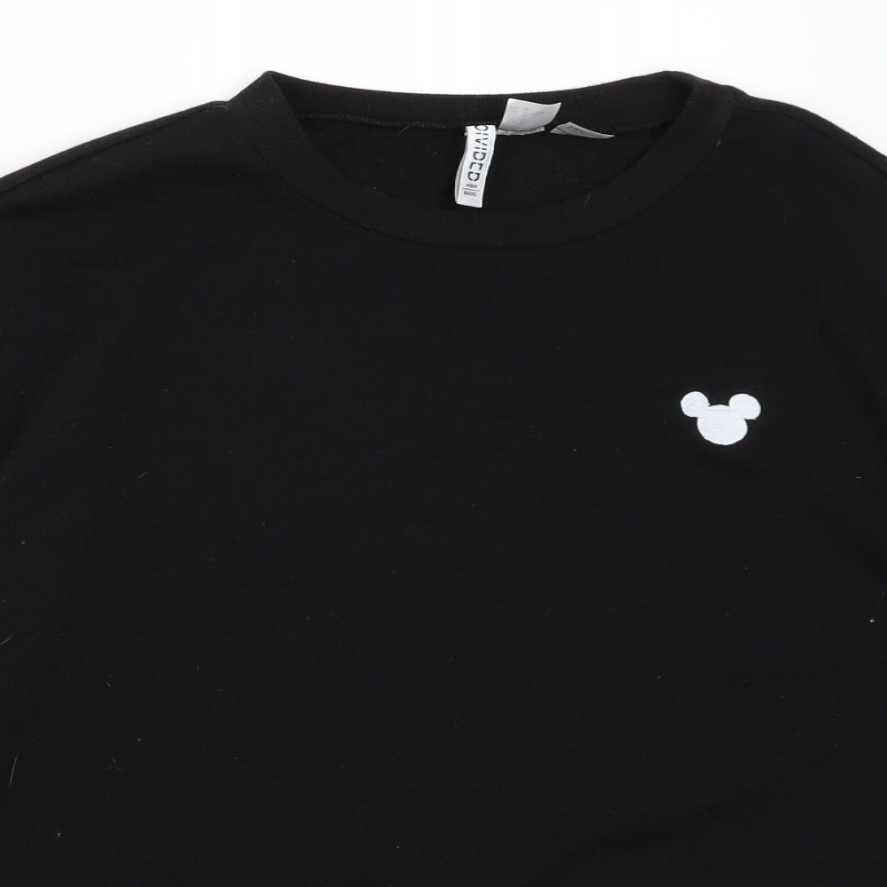 H&M Womens Black   Pullover Jumper Size M