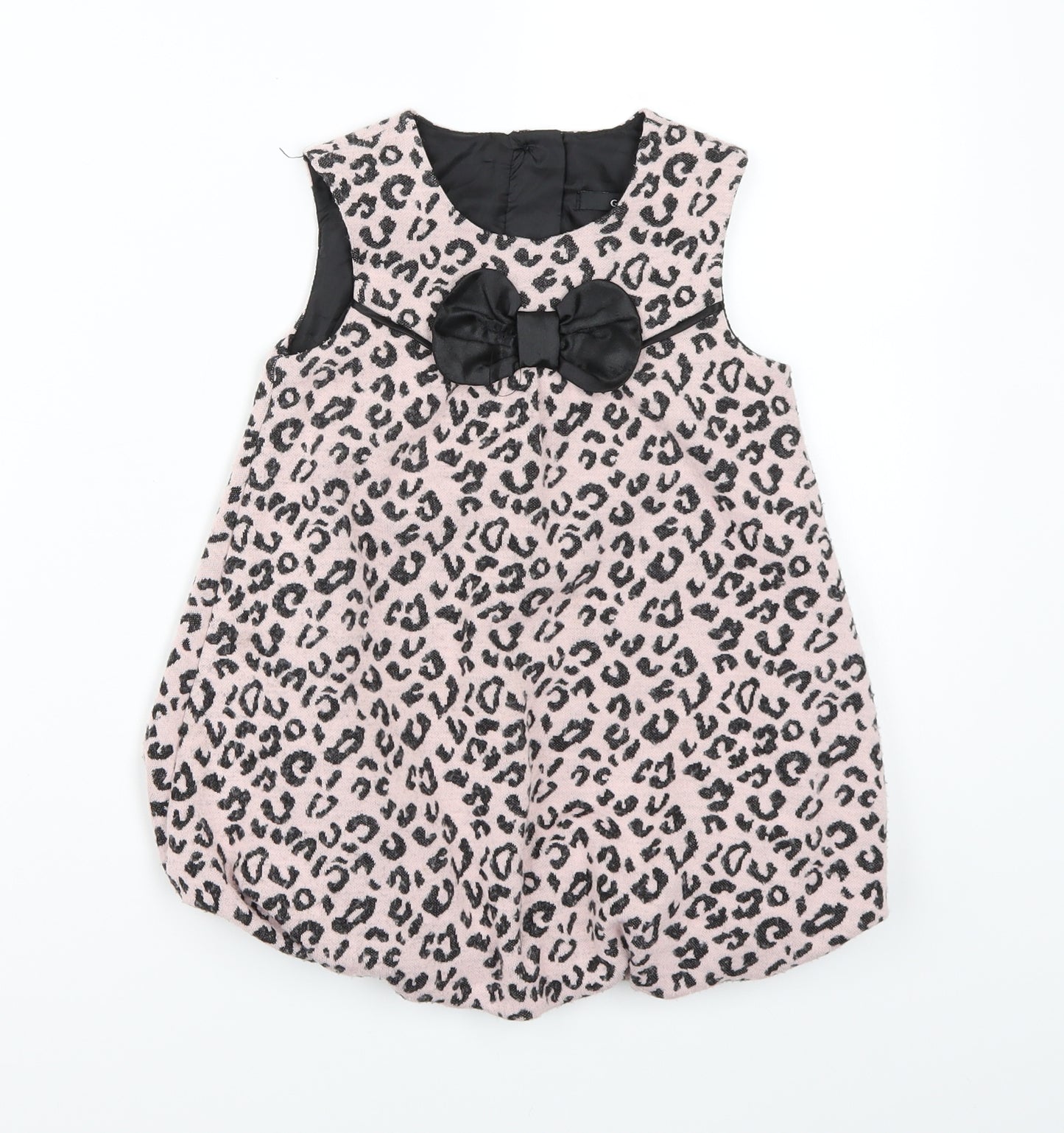 George Girls Pink Animal Print  A-Line  Size 3-4 Years
