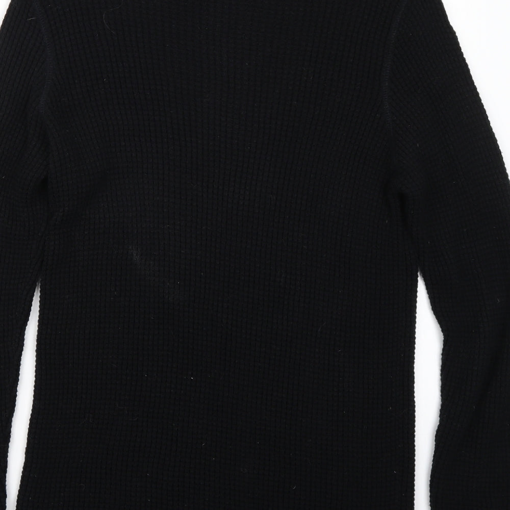 Primark Mens Black   Pullover Jumper Size M