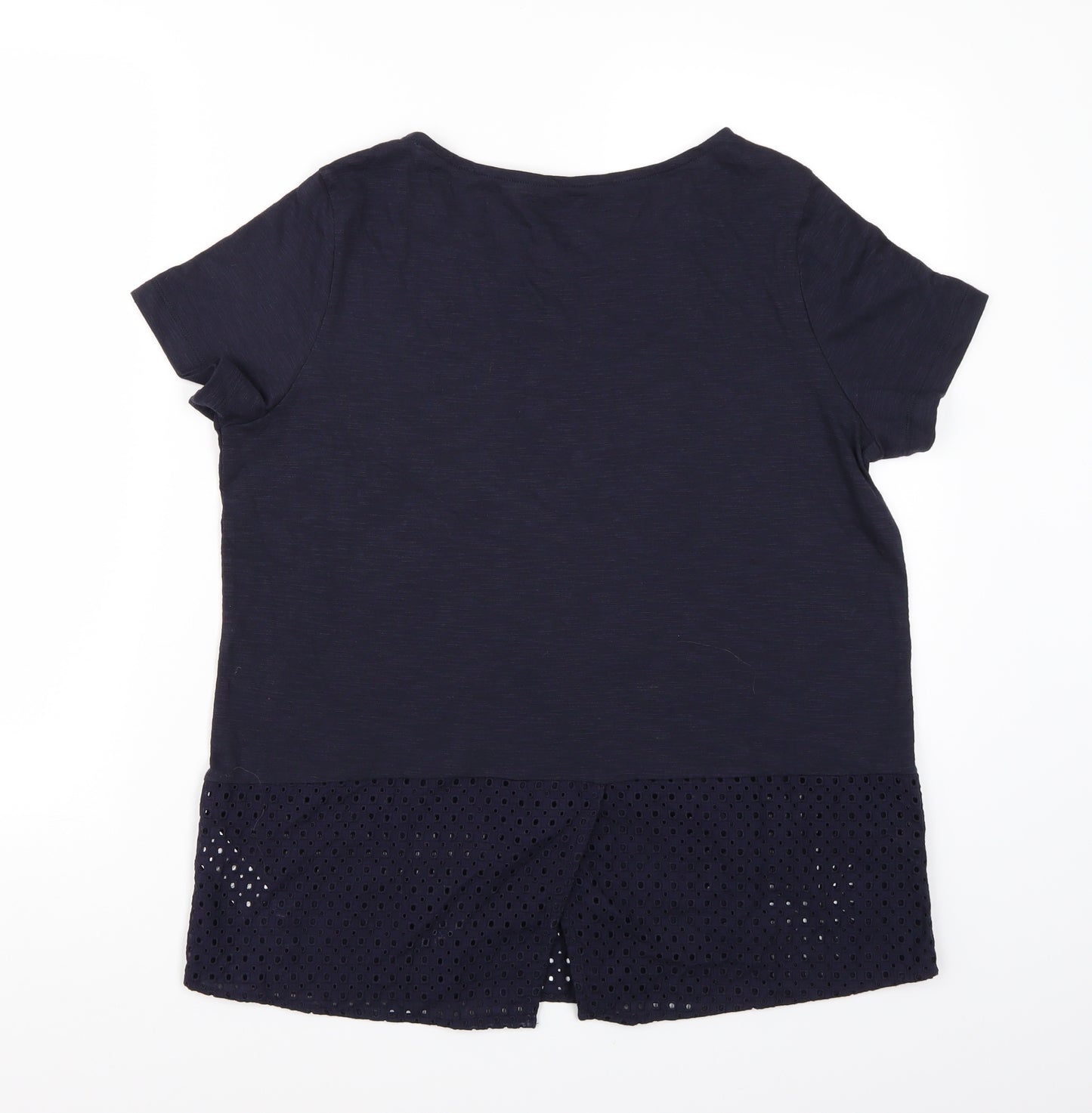 Marks and Spencer Womens Blue   Basic T-Shirt Size 14