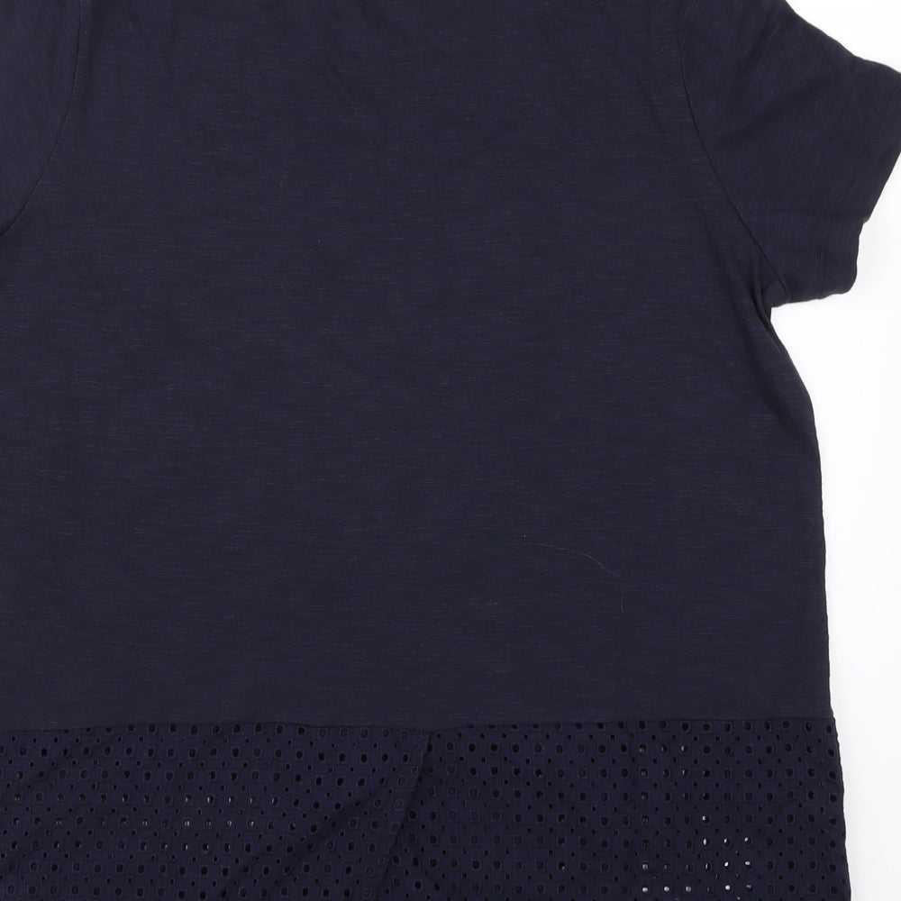 Marks and Spencer Womens Blue   Basic T-Shirt Size 14