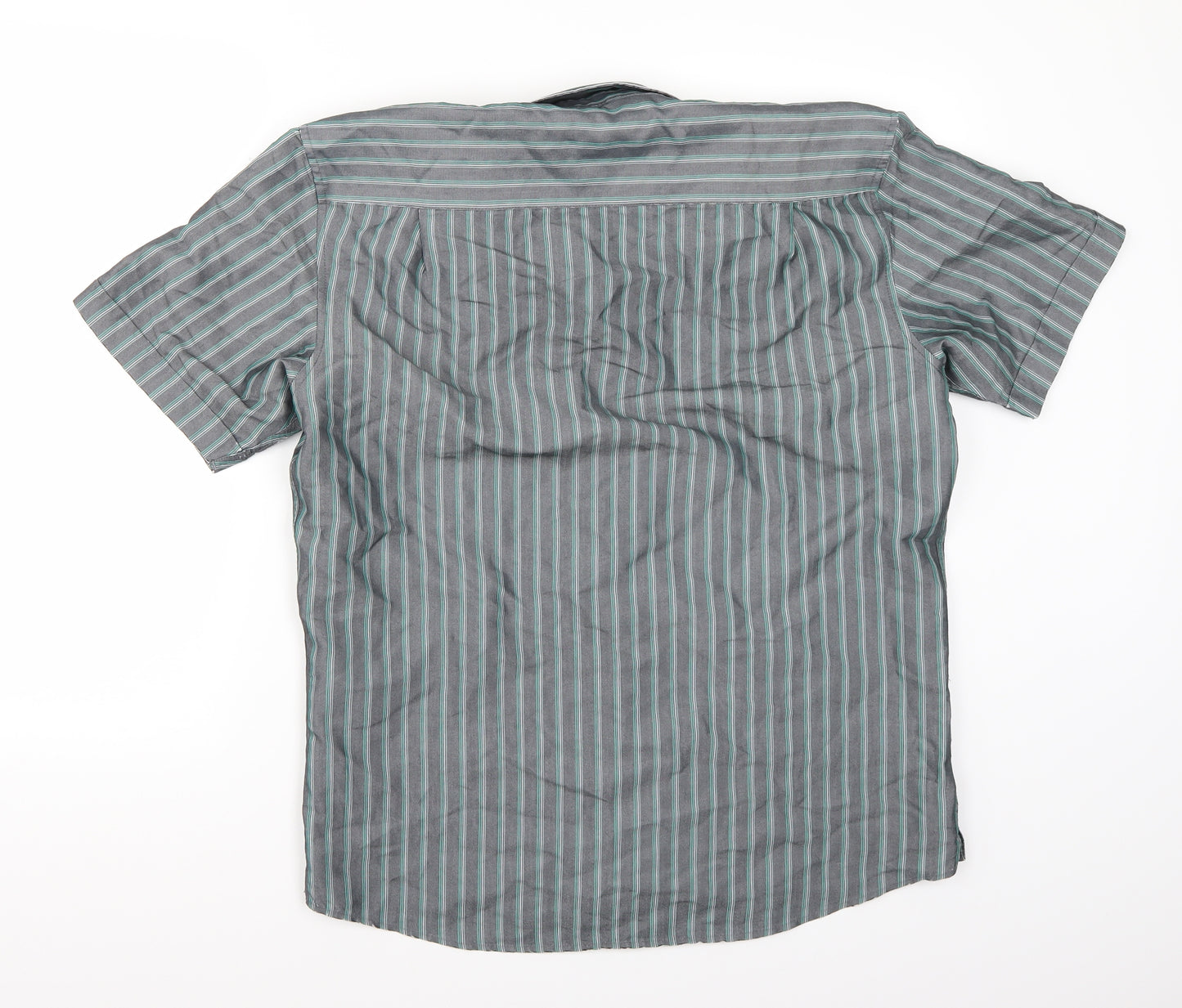 Marks and Spencer Mens Grey    Button-Up Size M