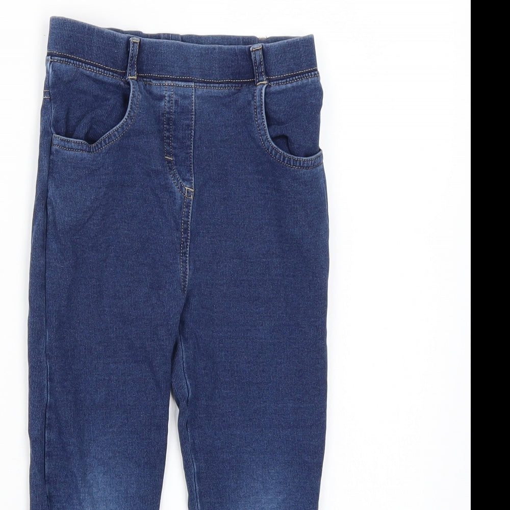 George Girls Blue   Jegging Trousers Size 5-6 Years