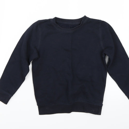 Lilly and Dan Girls Blue   Pullover Jumper Size 6-7 Years