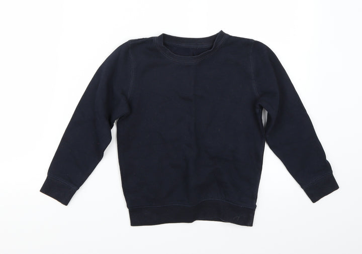 Lilly and Dan Girls Blue   Pullover Jumper Size 6-7 Years
