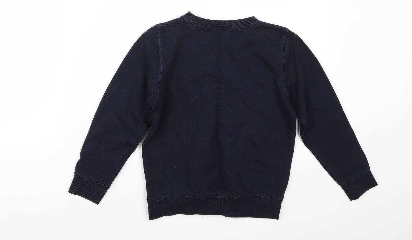 Lilly and Dan Girls Blue   Pullover Jumper Size 6-7 Years