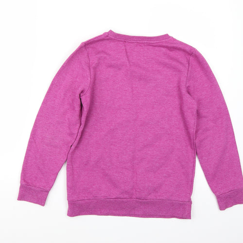 F&F Girls Purple   Pullover Jumper Size 11 Years