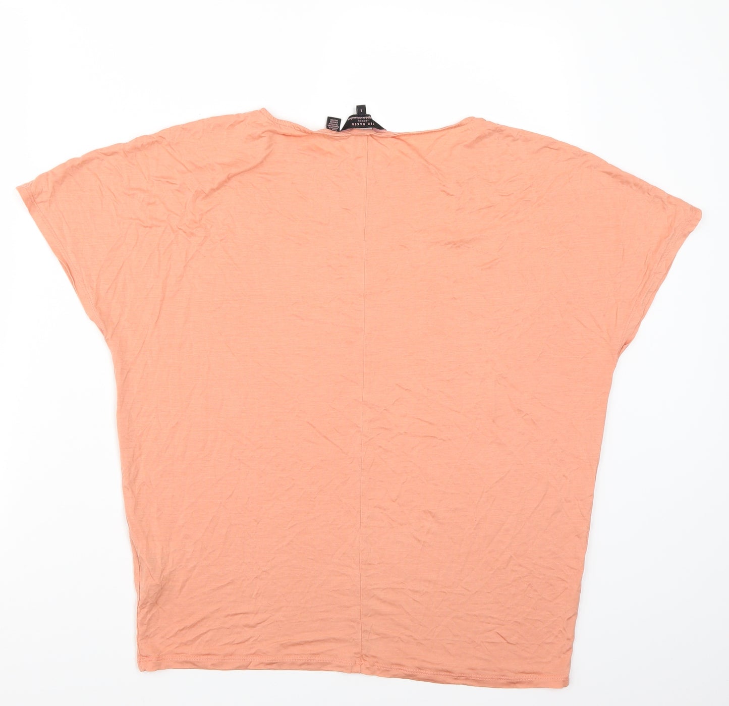 Ted Baker Womens Orange   Basic T-Shirt Size XS