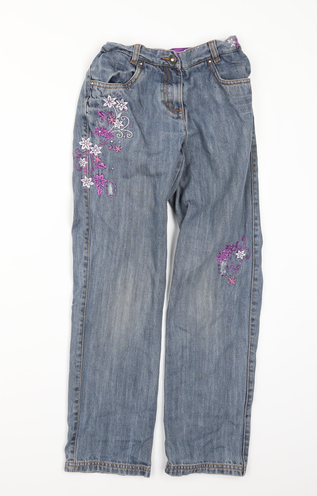 NEXT Girls Blue   Straight Jeans Size 10 Years