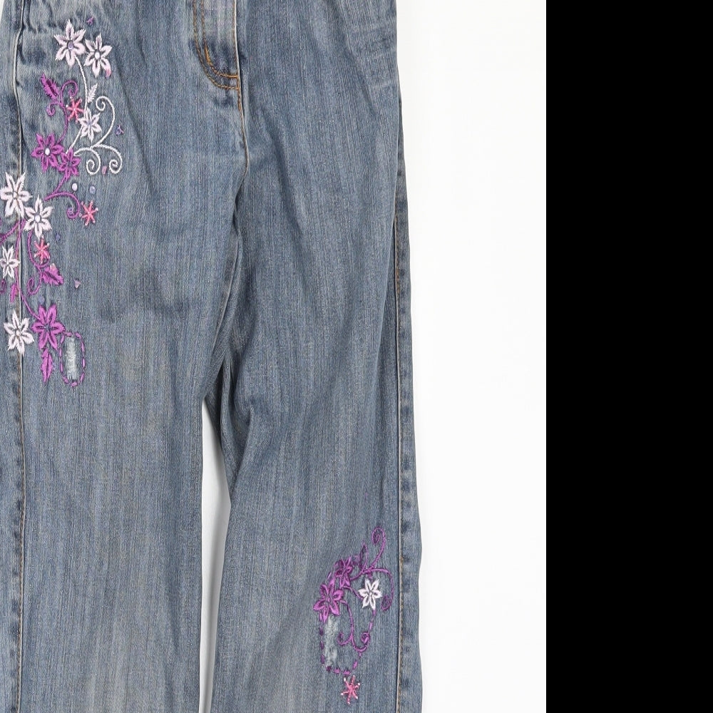 NEXT Girls Blue   Straight Jeans Size 10 Years