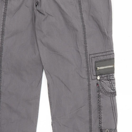 Newlook Womens Grey   Cargo Trousers Size 14 L30 in