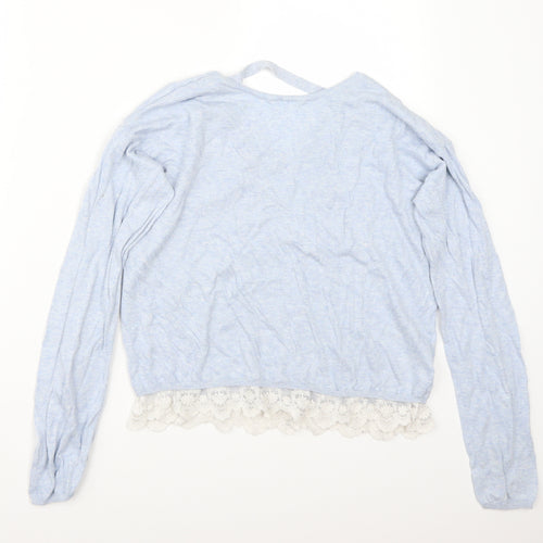 H&M Girls Blue   Pullover Jumper Size 13 Years