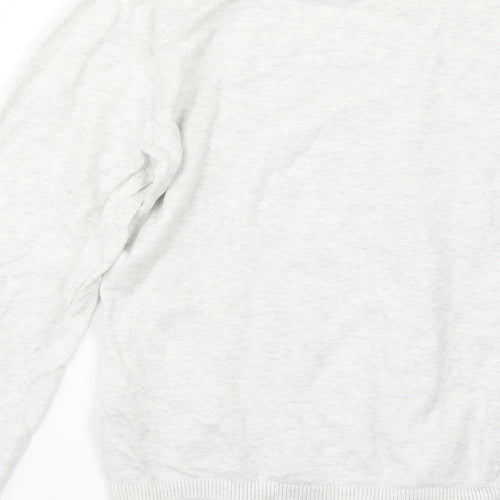 H&M Girls Grey   Pullover Jumper Size 11 Years