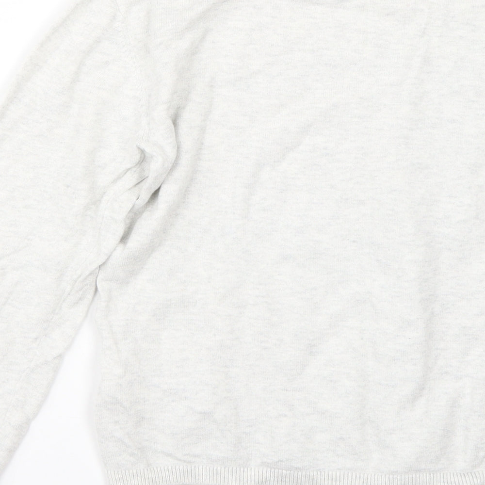 H&M Girls Grey   Pullover Jumper Size 11 Years