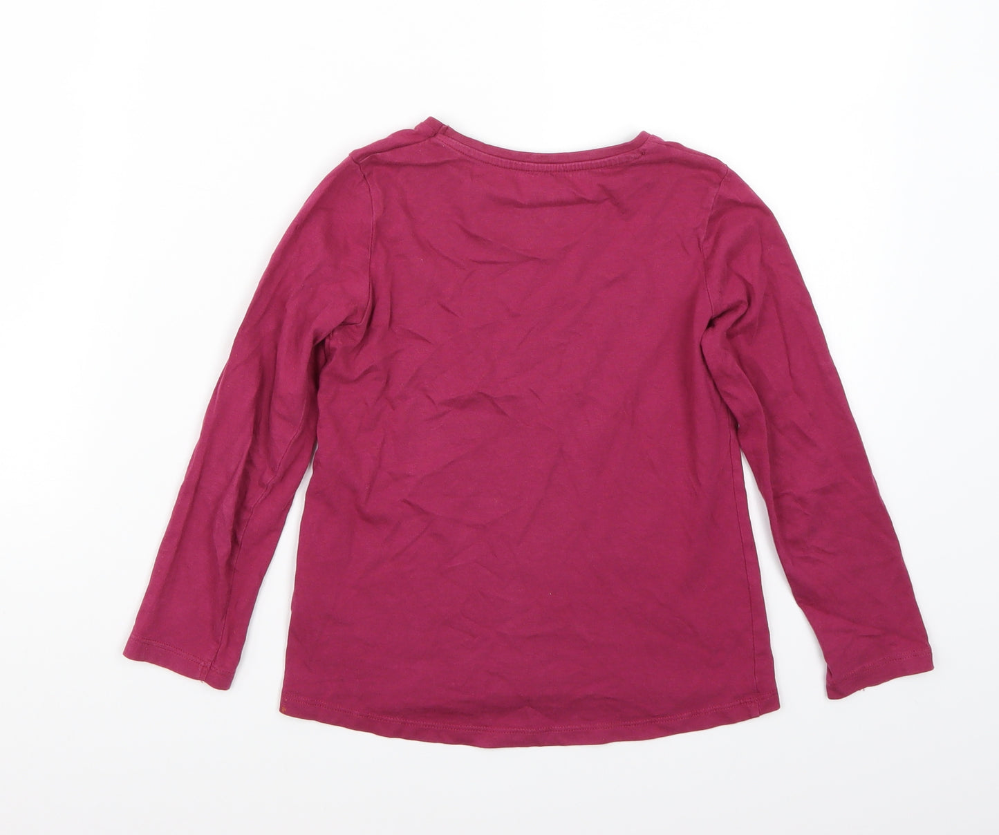 F&F Girls Purple   Basic T-Shirt Size 6-7 Years