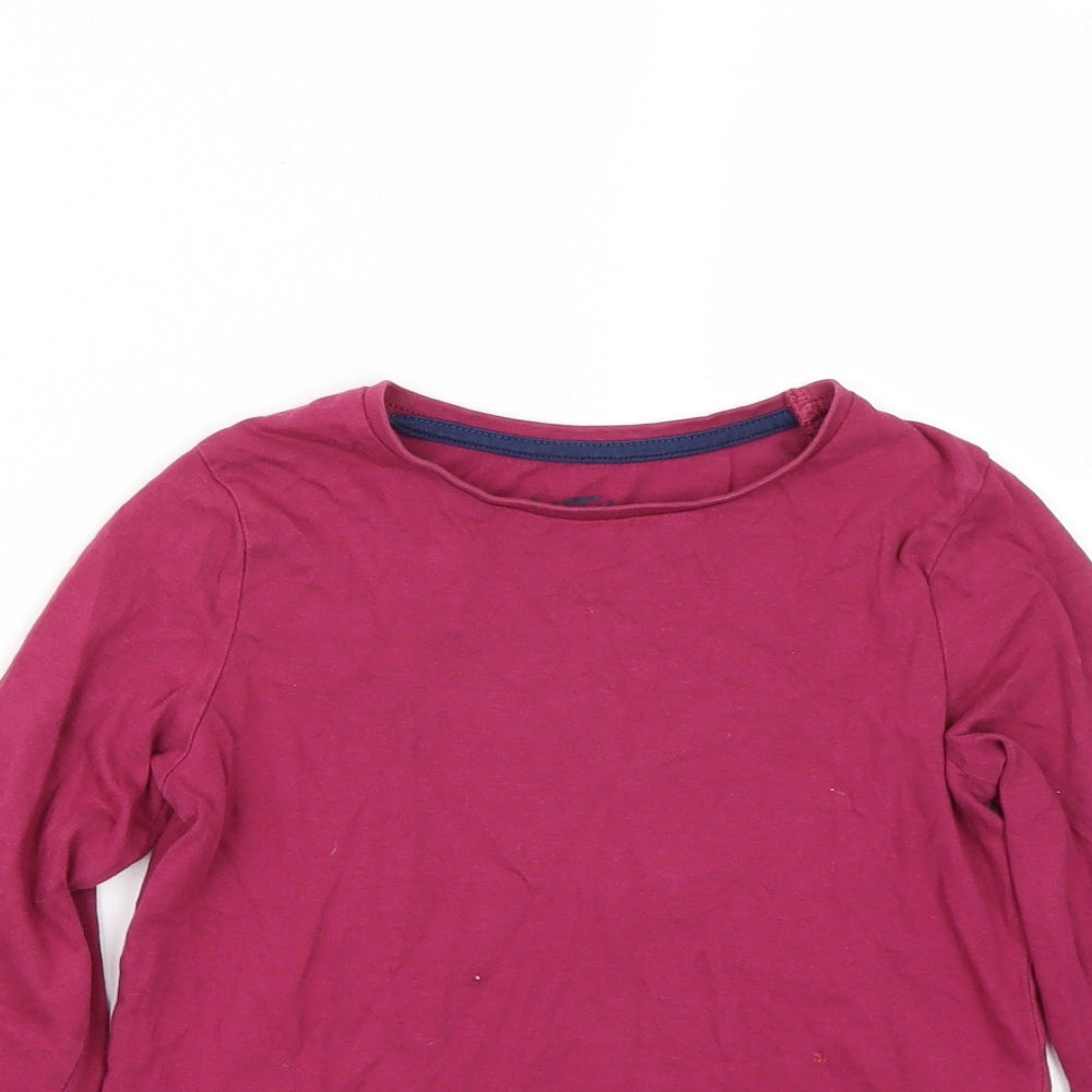 F&F Girls Purple   Basic T-Shirt Size 6-7 Years