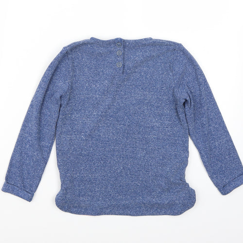 F&F Girls Blue   Basic T-Shirt Size 5-6 Years