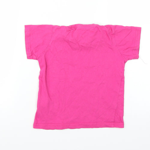 Mountain Warehouse Girls Pink   Basic T-Shirt Size 5-6 Years