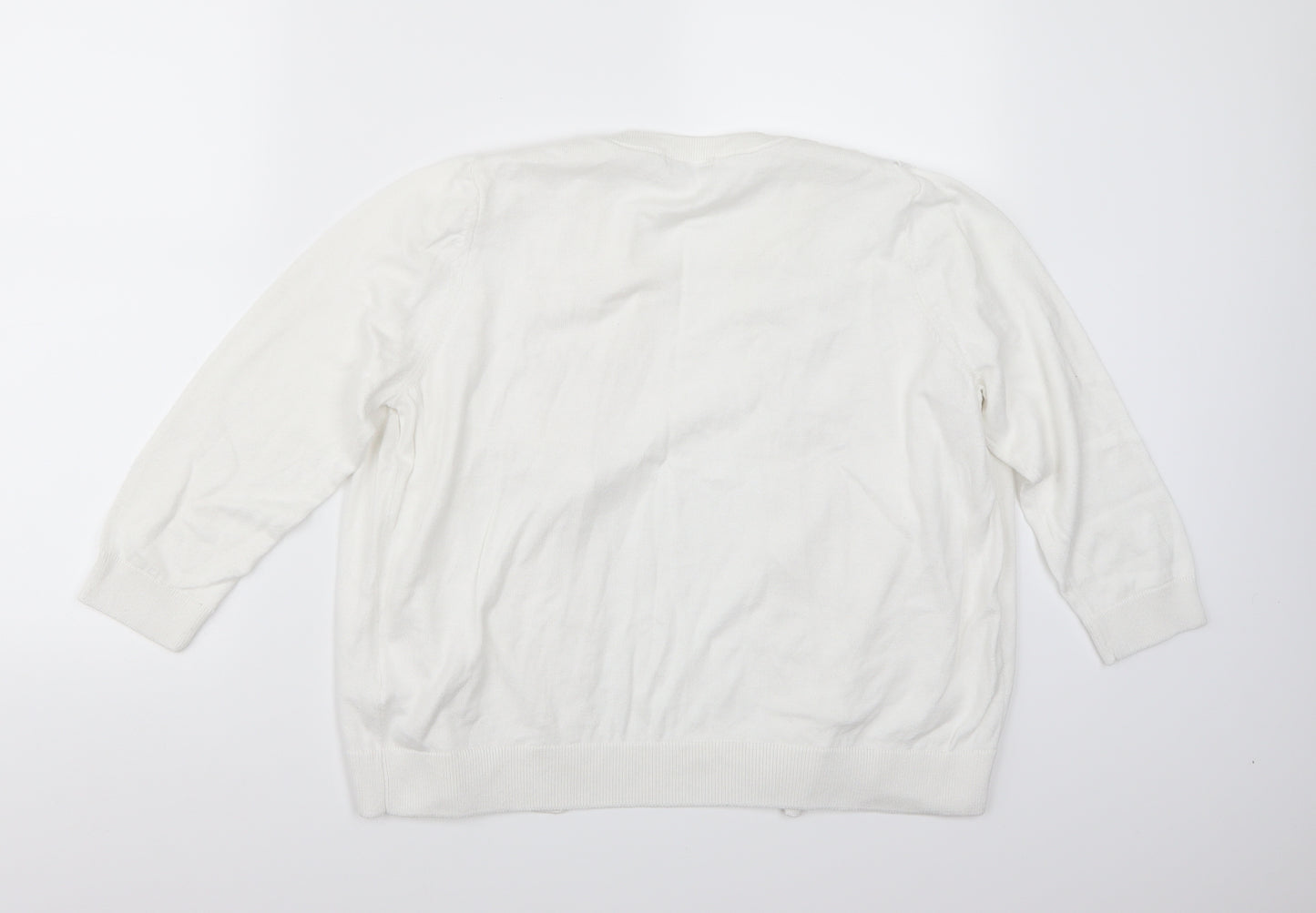 TU Girls White   Cardigan Jumper Size 16 Years