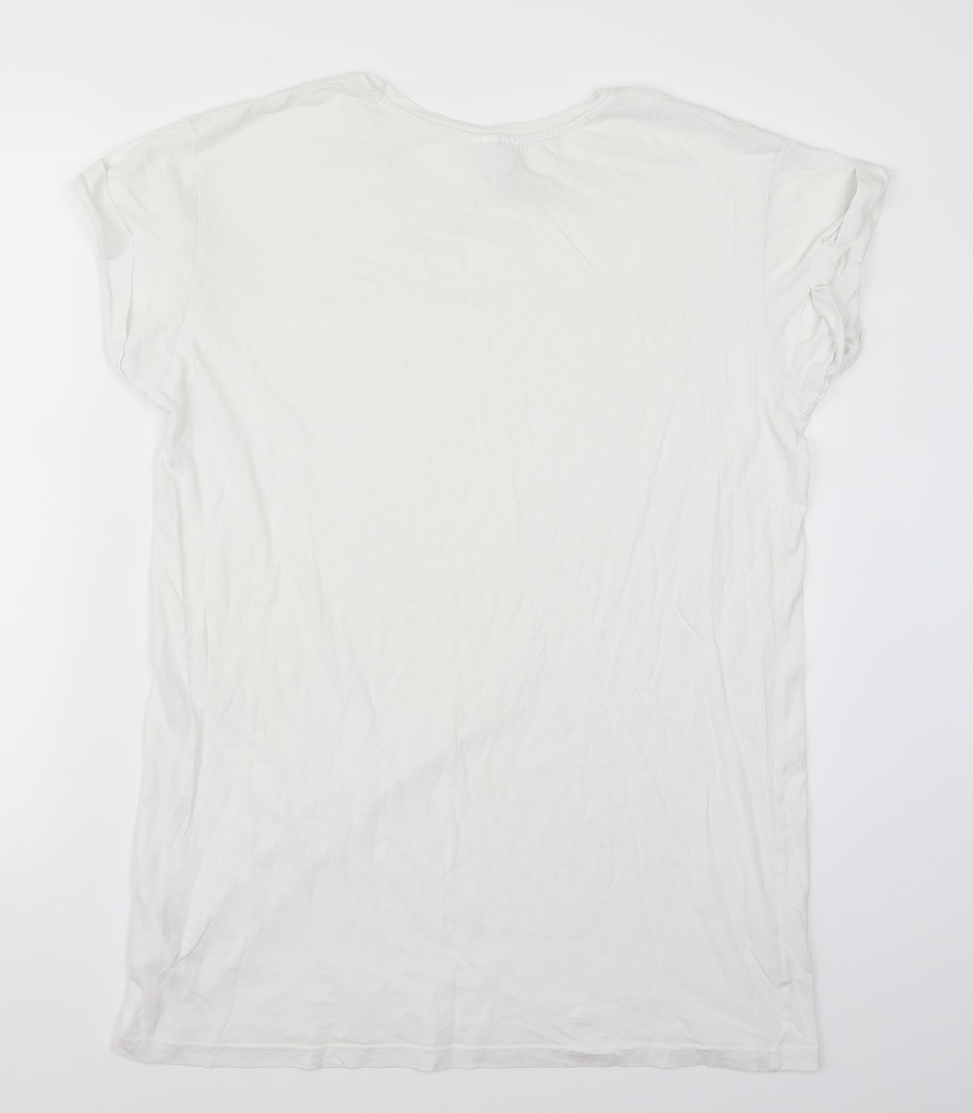 H&M Mens White    T-Shirt Size S