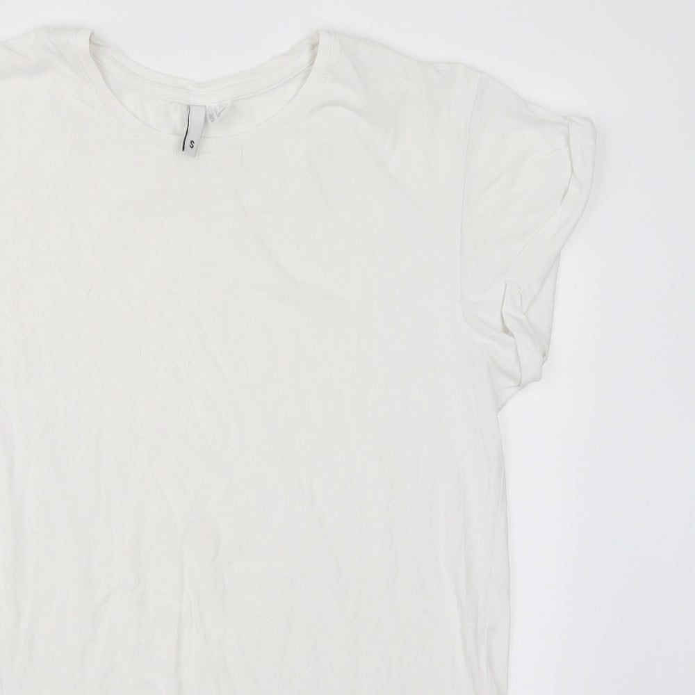 H&M Mens White    T-Shirt Size S